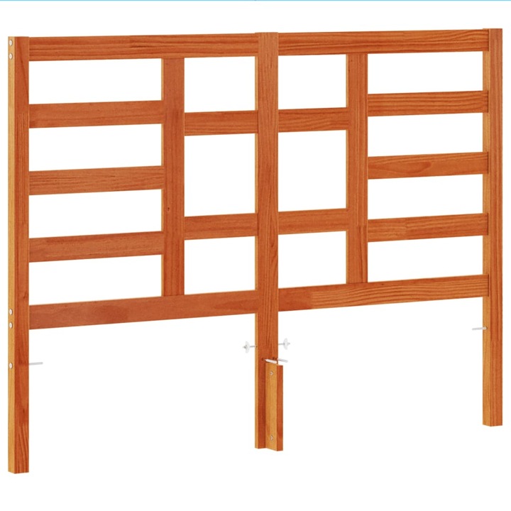 Tablie de pat vidaXL, maro ceruit, 135 cm, lemn masiv de pin, 4.4 kg 844250