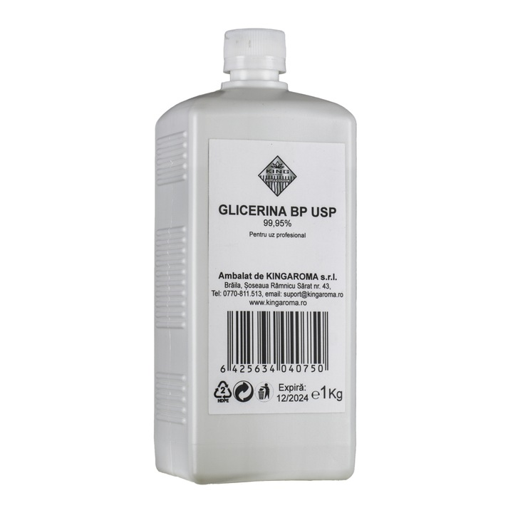 Глицерин 99, 5% BP USP, Kingaroma, 1000 мл