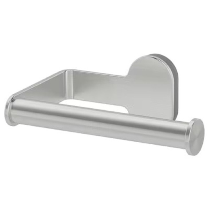 WC-papír tekercs tartó, rozsdamentes acél, klasszikus, 13 cm, csavarokkal és csatlakozásokkal, ellenáll a súlynak és a nedvességnek