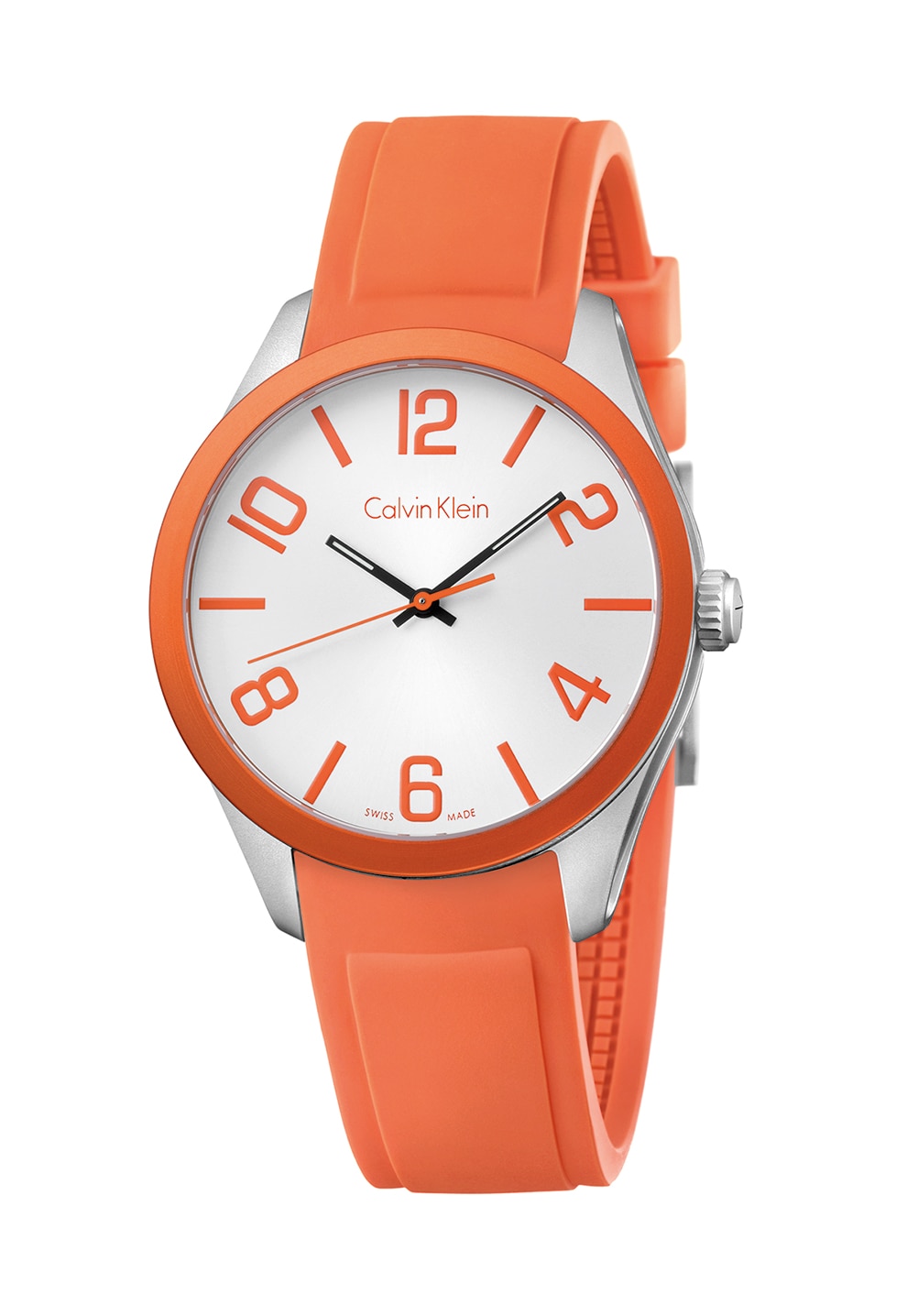 Calvin Klein – watches Ceas oranj cu argintiu Color