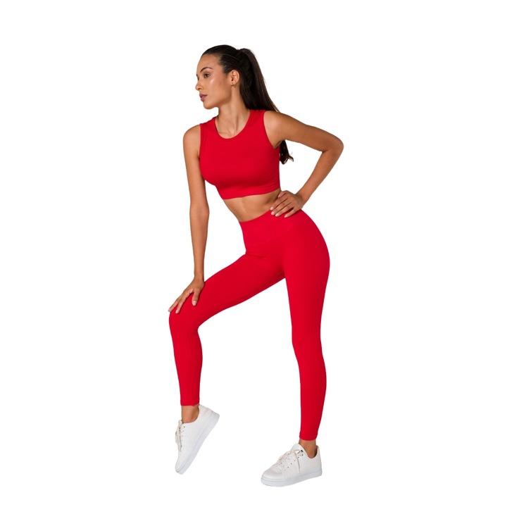 Női sport leggings WildFashion, 216777, Poliamid, M/L INTL, Sötétvörös