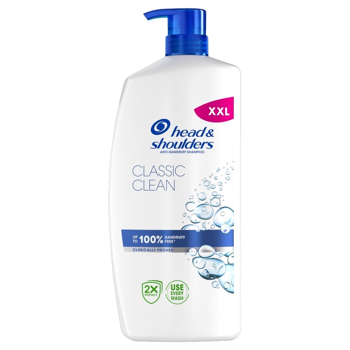 Sampon Head&Shoulders Classic Clean, 800ml, anti-matreata, pentru toate tipurile de par, unisex