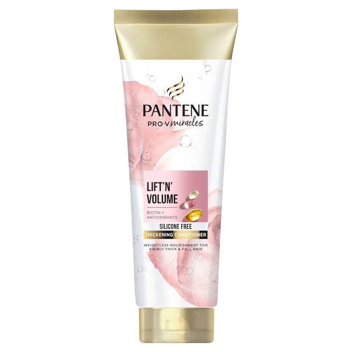 Balsam de par Pantene Pro-V Lift'N'Volume cu biotina, fara silicon, 160 ml