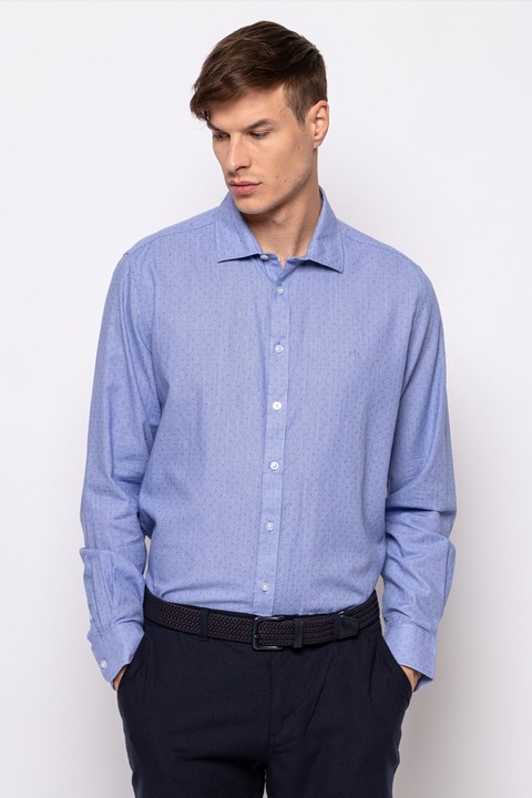 Heavy Tools, Camasa din bumbac Read, Albastru azur, M