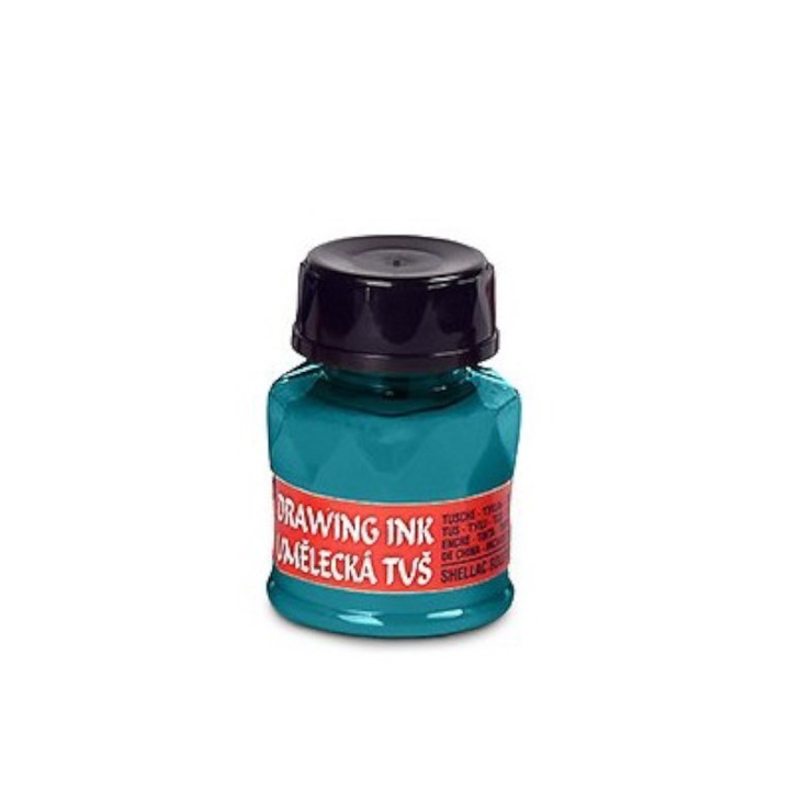 Tus Desen Shellac pentru Artisti, Verde Albastru, 20 g
