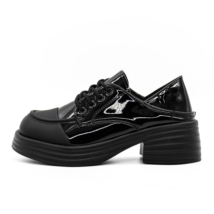 Pantofi Casual Dama 3WL195 01 Black Meidsazxg, Negru