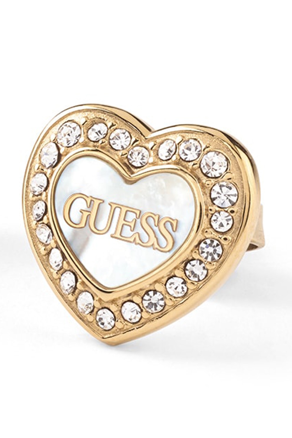 Guess, Cercei in forma de inima, Auriu - eMAG.ro