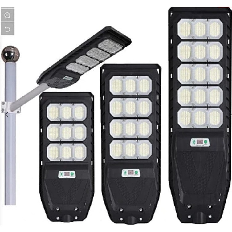 Lampa Stradala cu Panou Solar 12 Casete 360 LED - eMAG.ro