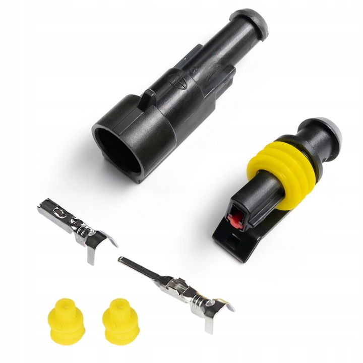 Конектор, Суперсийл 1 пин, Суперсийл 2 пина, Комплект от конектори и уплътнения, Материал на корпуса от полиамид, Клас на защита IP67