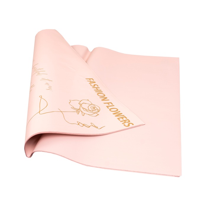 Folie celofan, 20/set model fashion, culoare roz cu negru, 58x58 cm, B.S.P. / SL027_RZ