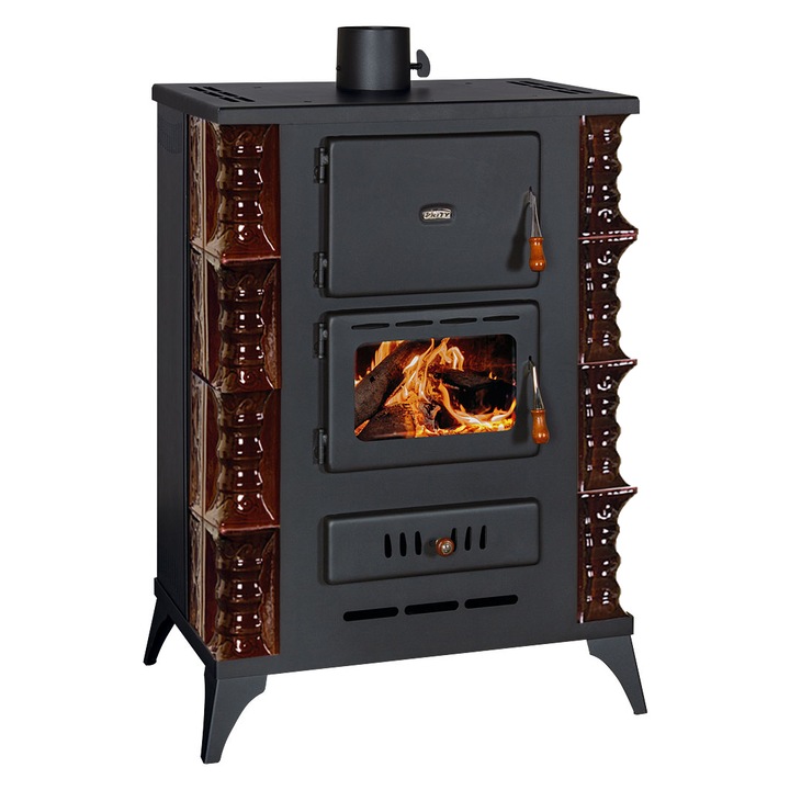 Soba metalica de gatit, Prity, S3W13 RK, 134 kg, 92 cm x 73 cm x 48 cm Maro