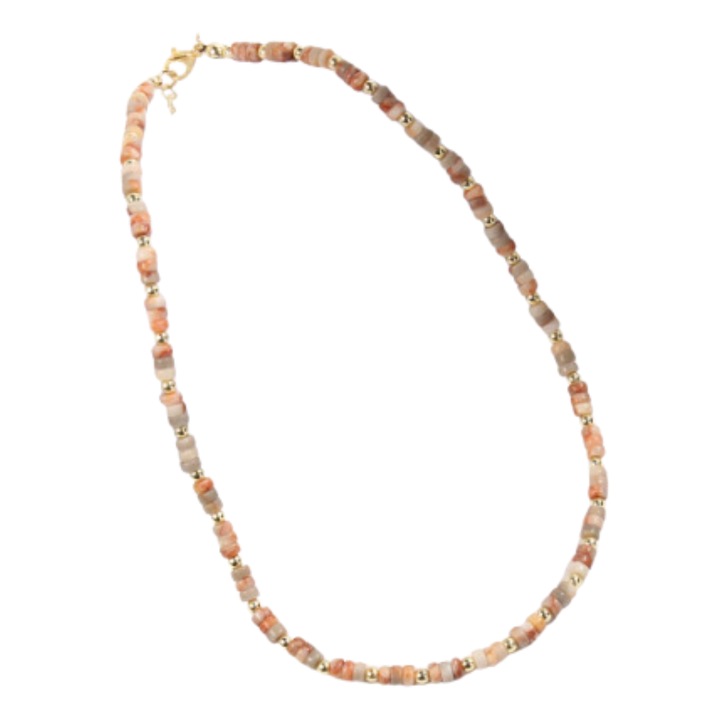 Colier Choker din pietre naturale de JASP - Design Elegant, Energie si Echilibru, 40 cm + Extensie 5 cm