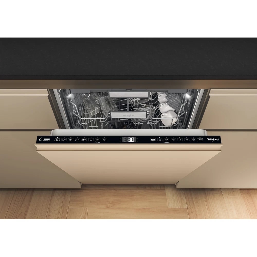 Masina de spalat vase, Whirlpool, W7I HF60 TU, 15 seturi, 8 programe, negru, 59.8cm