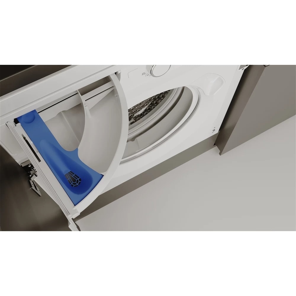 Masina de spalat rufe incorporabila Whirlpool BI WMWG 91485 EU, Al 6-lea Simt, FreshCare+, Motor inverter, 9 Kg, 1400 rpm, Clasa B, Alba
