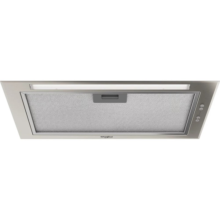 Абсорбатор за вграждане Whirlpool WCTH 63F LEB X, Ширина 51,4 см, Механично управление, Енергиен клас B, Inox