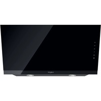 Hota Whirlpool WHVS 93F LT BSS/1, sticla neagra-metal, clasa energetica B, control electronic, control tactil, iluminare LED