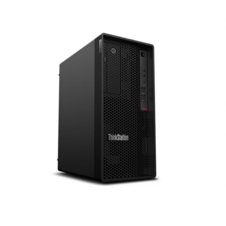 Настолен компютър Lenovo ThinkStation P340 Tower, Intel Core i7-10700, 16 GB, 512 GB SSD, Quadro P400, Windows 10 Pro
