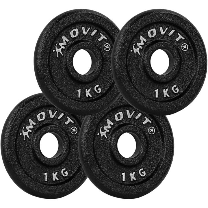 Set discuri, 4 x 1 Kg, MOVIT®, 4 kg, fonta