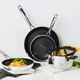 Tigaie din inox Ambition Futuro, suprafata anti-zgarieturi, inductie, compatibila cuptor 260 ° C, 24 cm