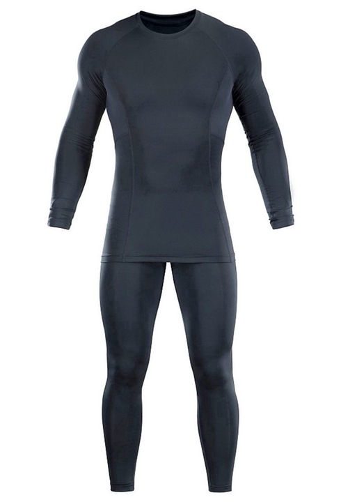 Trening sport barbati, M-Tac, Poliester, Negru, M