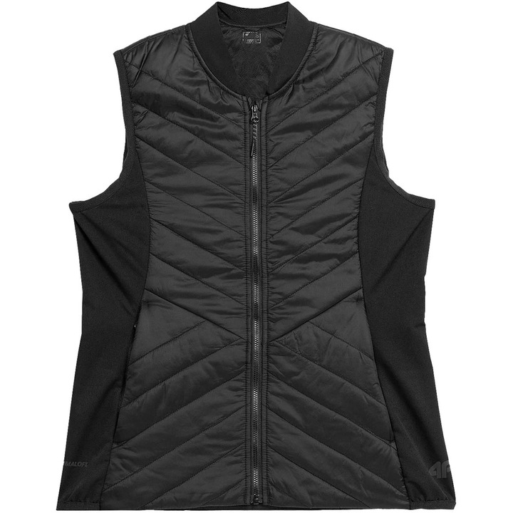 Vesta sport matlasata Ultralight, 4F, Poliamida / Poliester, Negru, XS