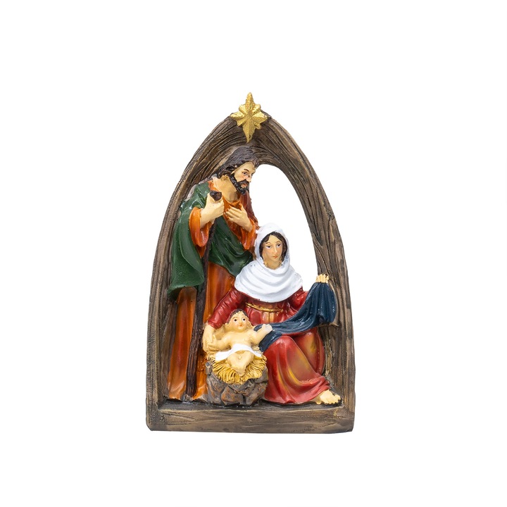 Декоративна фигурка от смола със Светото семейство, височина 15.5cm Z-TOOLS / ZTS 8027