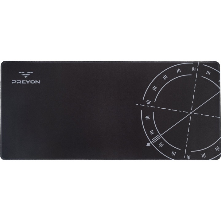 PREYON Falcon Speed XL egérpad, textil anyag, 900×400×3 mm, fekete