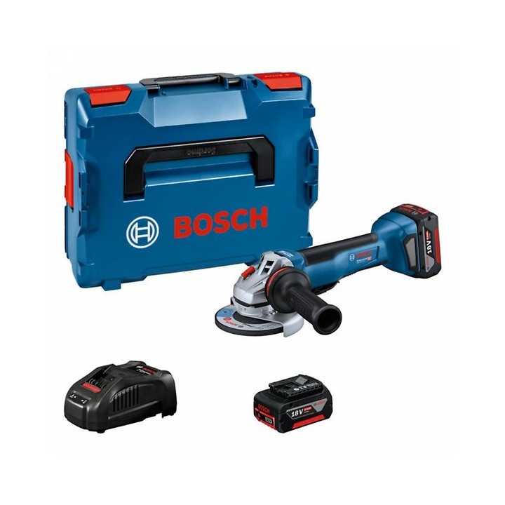 Polizor unghiular Bosch GWS 18V-10 P, 125mm, cu acumulator