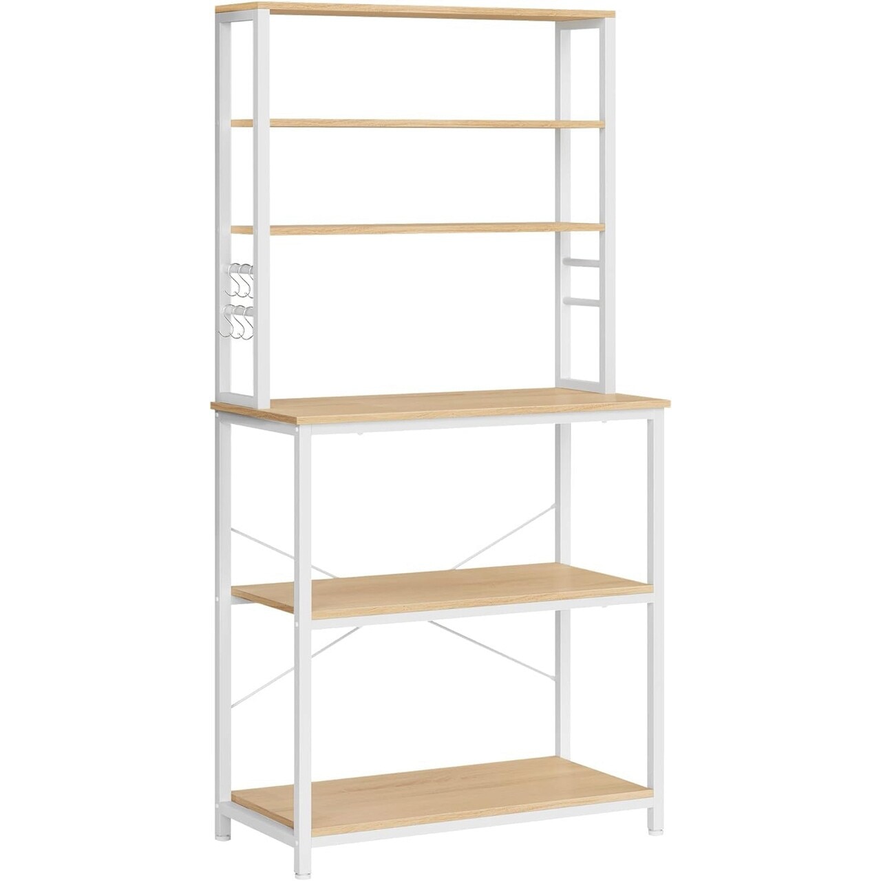 VASAGLE Raft de bucatarie cu spatiu pentru cuptorul cu microunde