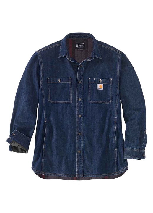 Риза Carhartt, памук, синьо, Син