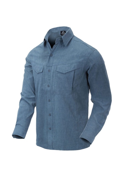Hosszú ujjú ing, Helikon-Tex, poliészter, kék, L