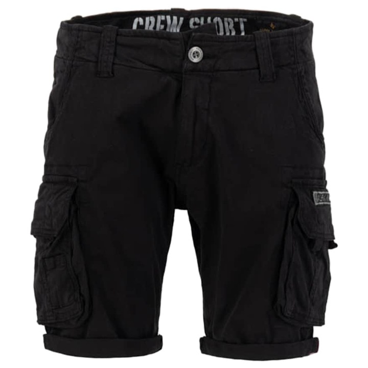 sport férfiaknak, ALPHA INDUSTRIES, Fekete, Fekete