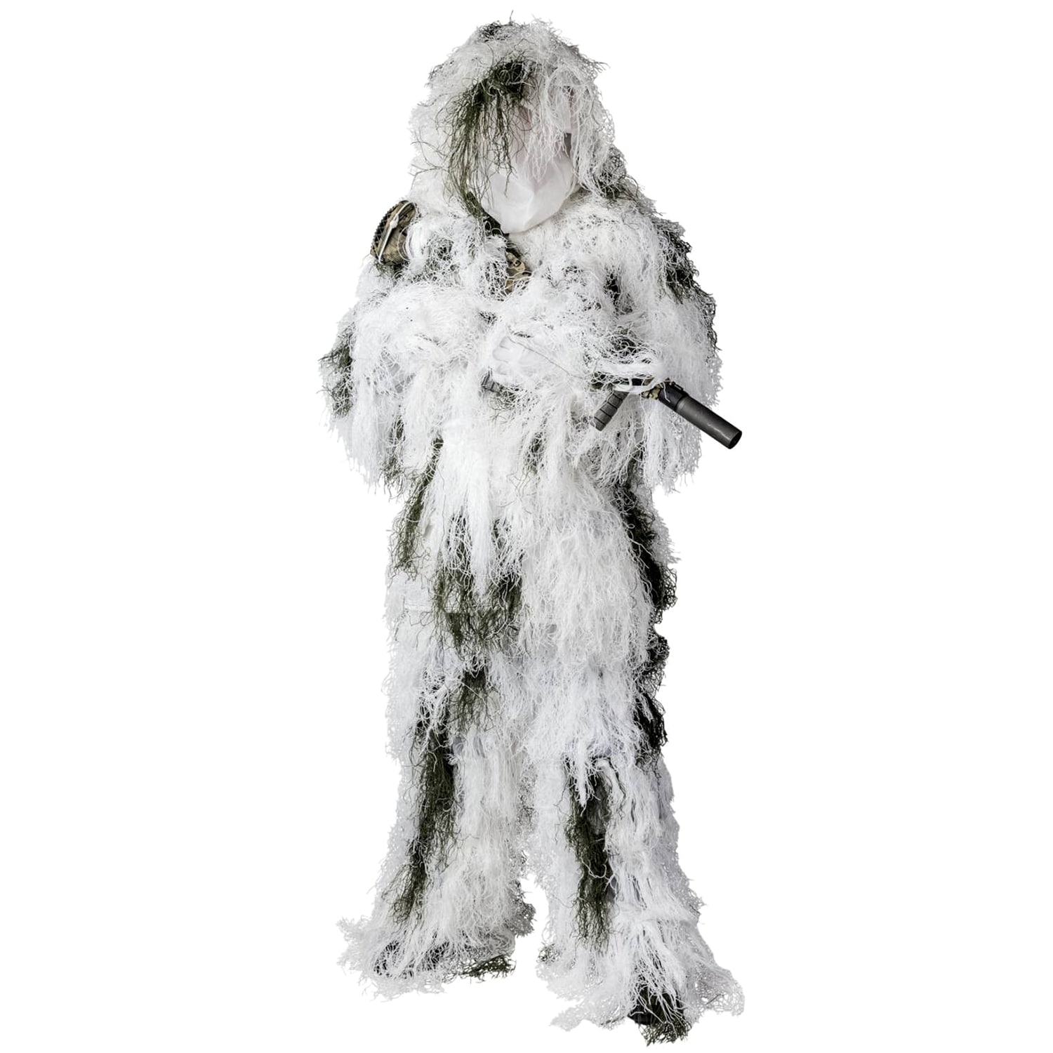 Set Camuflaj Ghillie Suit Helikon-Tex, Snow Camo, poliester, 4 piese ...