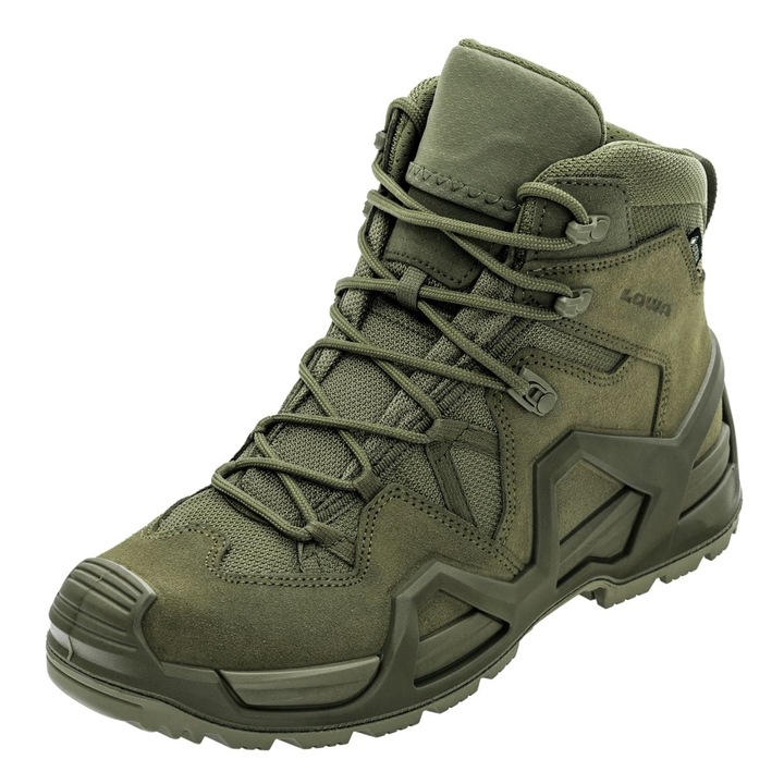 Дамски спортни обувки MK2 GTX MID TF, Lowa, Естествена кожа, Зелени, 42 EU