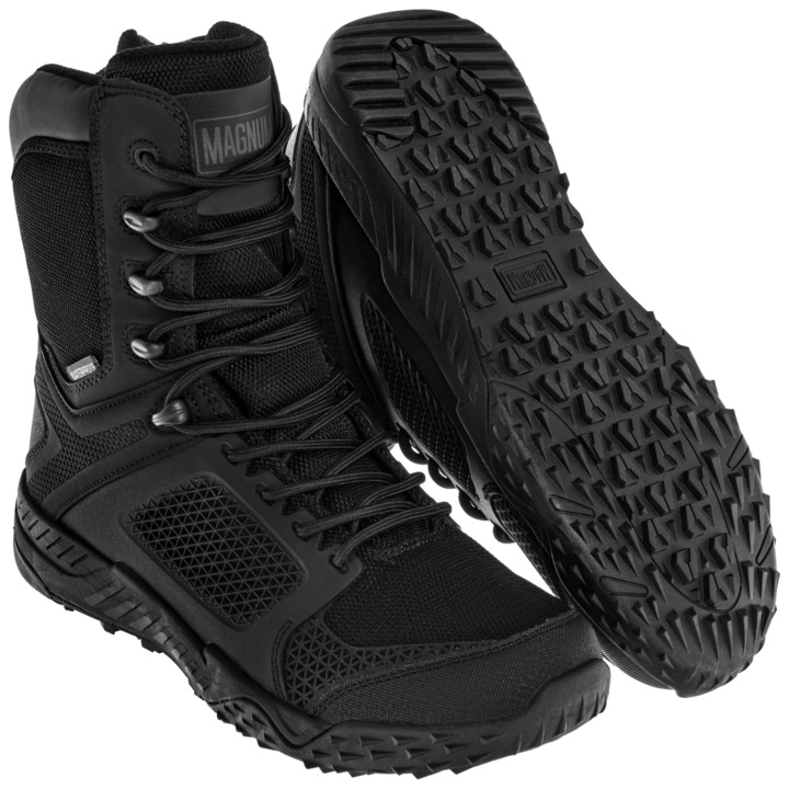 Pantofi sport tactici barbati, Magnum, Sintetic, Gri/Negru, Negru