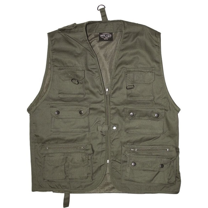 Vesta de Mil-Tec, Poliester, Verde, Verde
