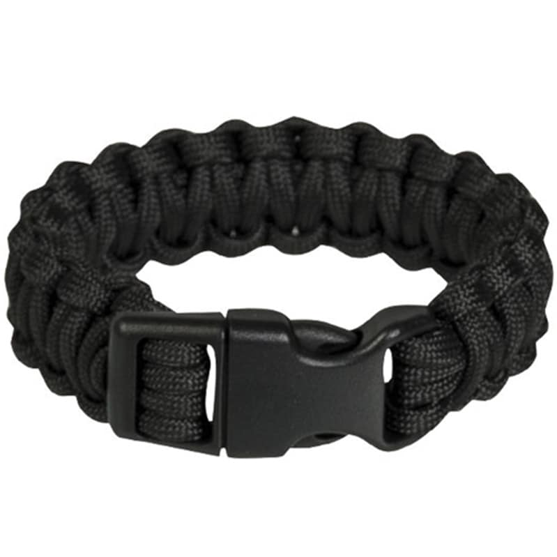 Mil-Tec Paracord Armband – Geflochtene Notfallleine Mit Clipverschluss, In 4 Größen Erhältlich