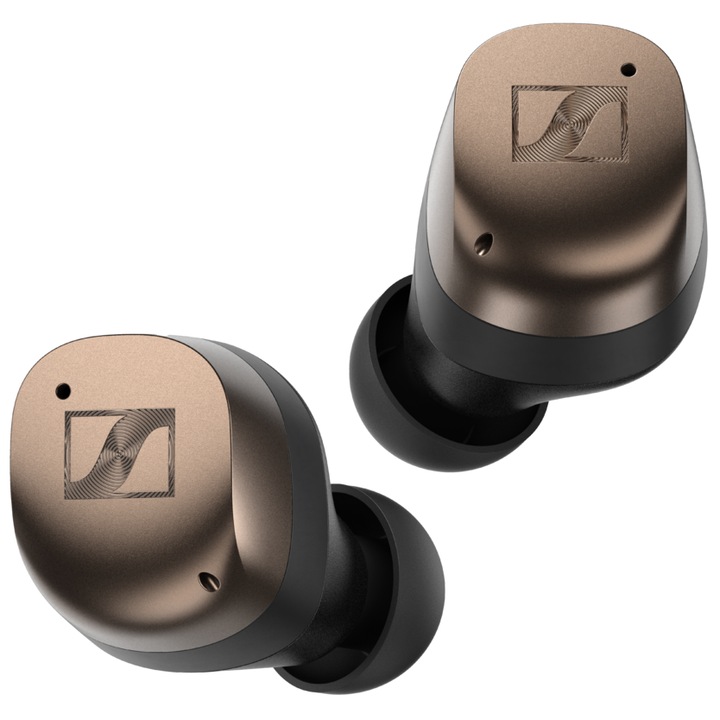 Sennheiser Momentum True Wireless 4 слушалки за поставяне в ушите, черна мед