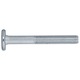Surub cu cap plat, M6x140, Locas hexagonal, Otel zincat, 20 bucati