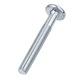 Surub cu cap plat, M6x140, Locas hexagonal, Otel zincat, 20 bucati