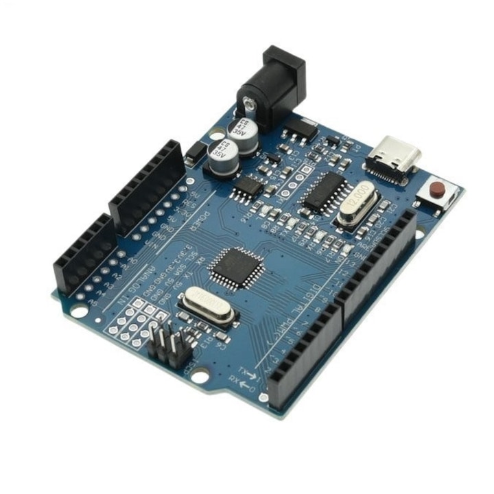 Uno R3 mikrovezélő, ATmega328P, ch340, usb C