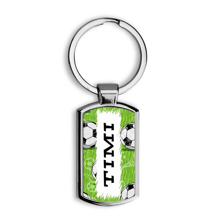 Focis 2 elegáns fém kulcstartó Timi