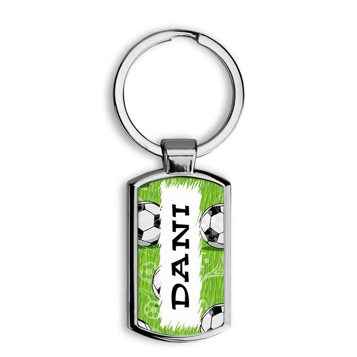 Focis 2 elegáns fém kulcstartó Dani