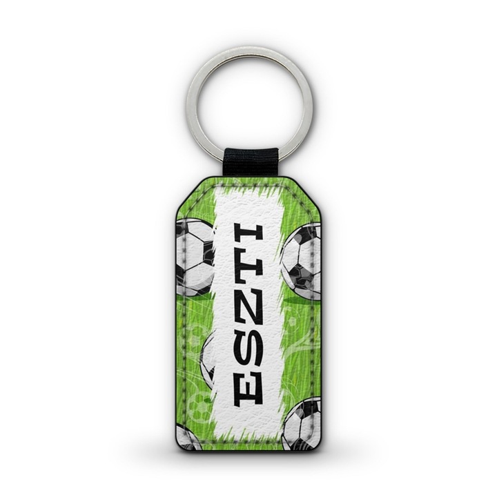 Focis 2 prémium bőr kulcstartó Eszti