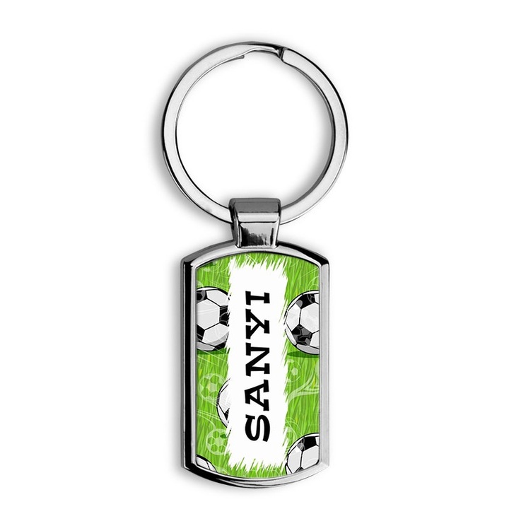 Focis 2 elegáns fém kulcstartó Sanyi