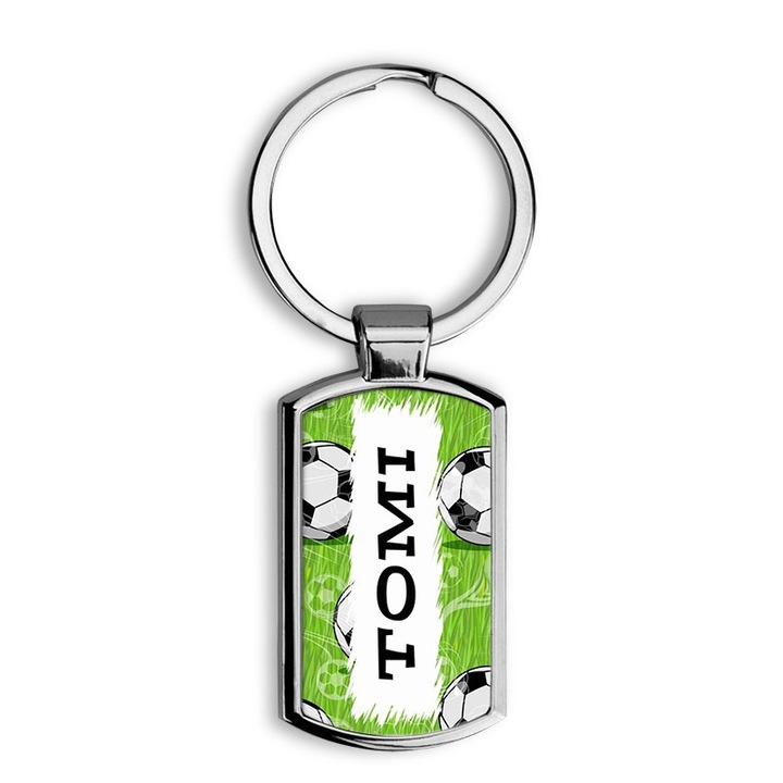 Focis 2 elegáns fém kulcstartó Tomi