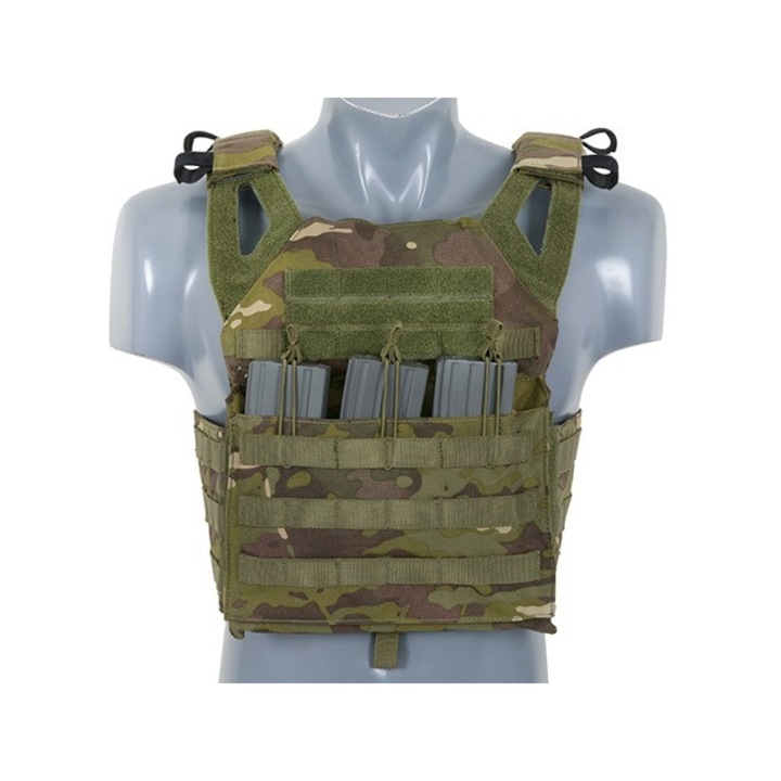 Vesta tactica barbati, 8Fields, Poliester, Verde olive, One Size