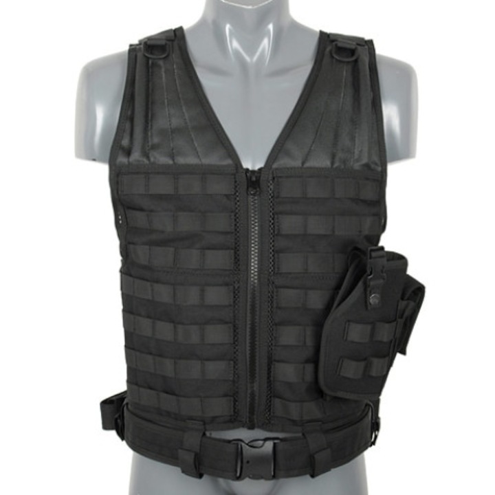 Vesta tactica, 8Fields, Poliester, Negru