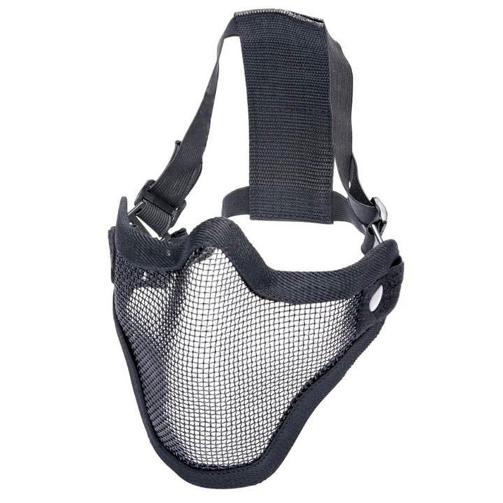 Masca de protectie, Action Sport Games, Otel, Negru