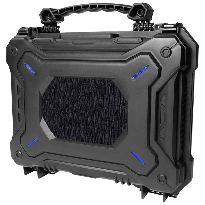 Cutie transport, ASG, Plastic, Rezistent la apa IPX7, 29 x 21 cm, Negru